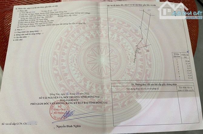 BÁN GẤP VƯỜN SẦU RIÊNG ĐANG CHO THU HOẠCH MẠNH 16683M2 KHU DÂN CƯ CHỈ 8 TỶ - 5