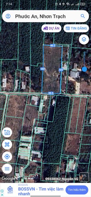 Bán gấp gần 4sào đất phước an H.Nhơn Trạch, shr, ô tô, gần GX.Đại Điên, chỉ 16ty Tl.