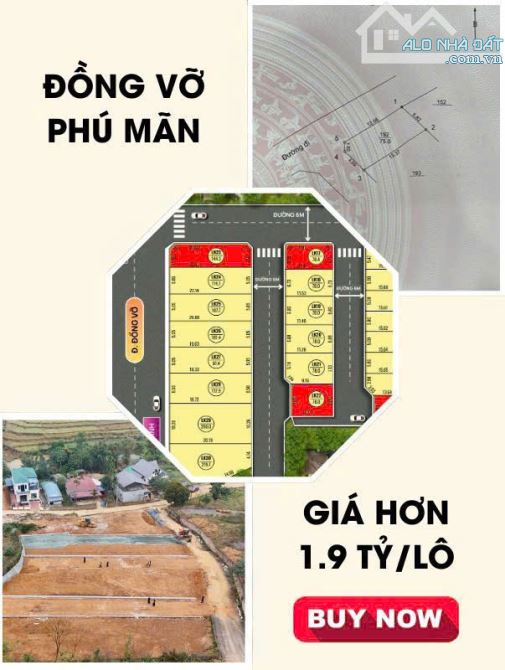 🔥 BÁN LÔ ĐẤT 75M² - PHÚ MÃN, HÒA LẠC - VIEW ĐẸP, TIỀM NĂNG SINH LỜI CAO 🔥