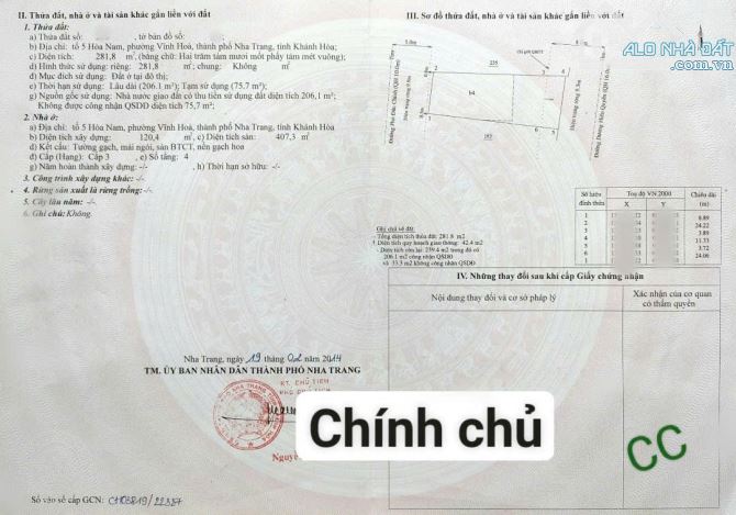 RẺ NHẤT THỊ TRƯỜNG - Nhà 2 MT đường Dương Hiến Quyền, Vĩnh Hòa, 239m * 4 tầng, ngang 11