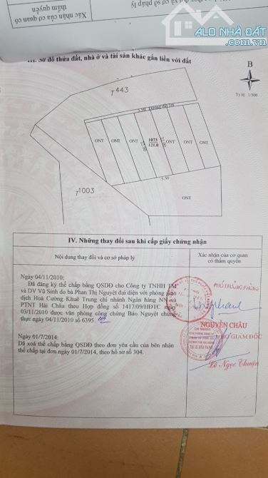 BÁN ĐẤT DIỆN TÍCH KHỦNG MẶT TIỀN 15M TRƯỜNG SƠN- HOÀ NHƠN- HOÀ VANG. - 1