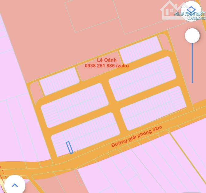 BÁN LÔ ĐẤT MT ĐƯỜNG 32M SÁT BÊN LÔ ĐẤT TRẤN THÀNH, CỔNG TRƯỚC SÂN BAY, GIÁ SIÊU RẺ - 1