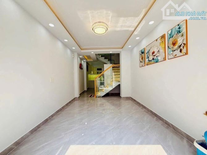 HẺM XE HƠI THÔNG 8M HƯƠNG LỘ 2 - GIÁP TÂN PHÚ -4 TẦNG 70M2 - NHÀ ĐẸP Ở NGAY CHỈ 5.98 TỶ - 1
