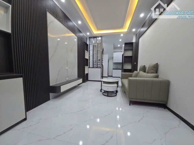 NHÀ MỚI ĐẸP TẠI PHỐ NAM DƯ - LĨNH NAM - HOÀNG MAI SỔ 35M 5 TẦNG FULL NỘI THẤT GIÁ 5,55 TỶ - 2