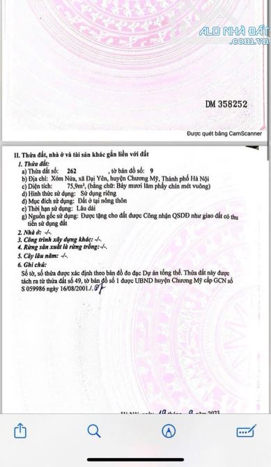 BÁN ĐẤT THỔ CƯ 76M2 - Chúc Sơn, Chương Mỹ - 2