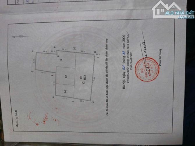 Bạch mai 66m 2 tầng bán đất, 10m ra phố, kinh doanh. - 2