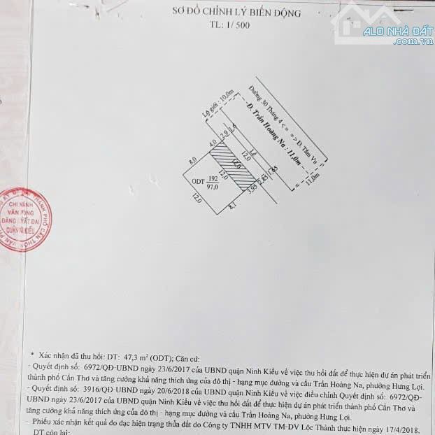 Hiếm/ Bán MT Trần Hoàng Na NGANG 12m, Giá 12.8 Tỷ - 2