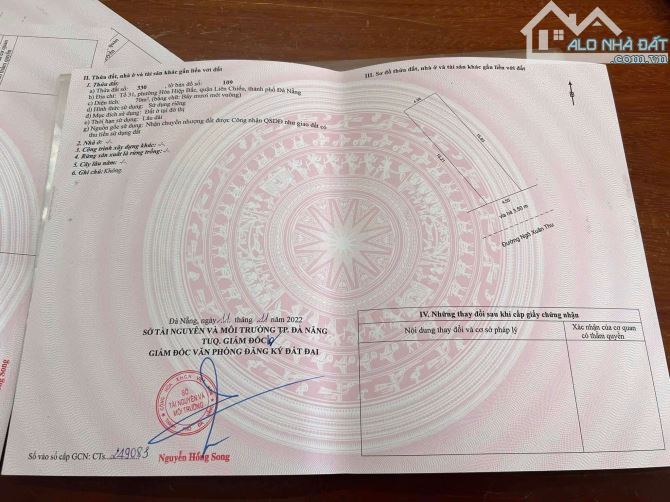 Chủ đi nước ngoài cần bán gấp 2 lô mặt tiền Ngô Xuân Thu giá 2tỷ350 - 4