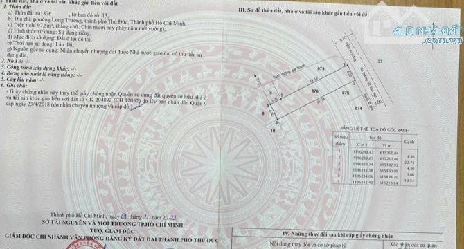 Bán 97m2 Đất Thổ Cư Đường Võ Văn Hát Gần Trường Tài Chính Marketting - 3