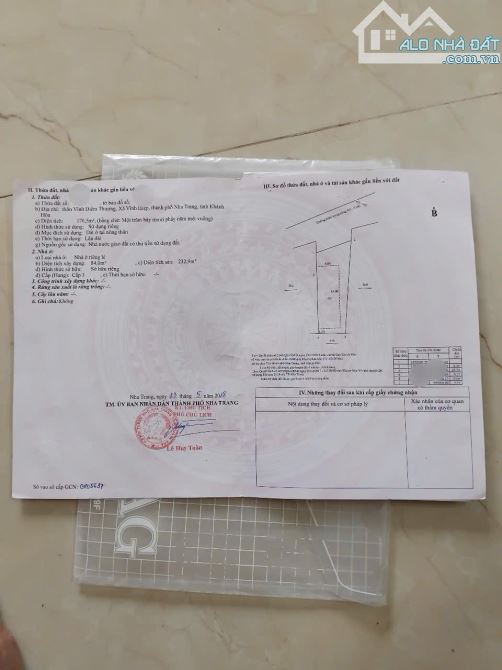 Nhà đường CẦU KÉ - VĨNH HIỆP 170m * 3 tầng, ngang 7 nở hậu, sổ hoàn công