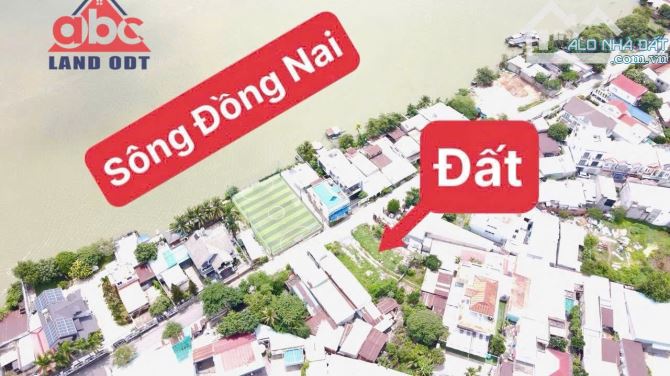 Bán đất View sông Đồng Nai, P Hoá An. Cách đường Bùi Hữu Nghĩa 50m Giá chỉ 2ty990