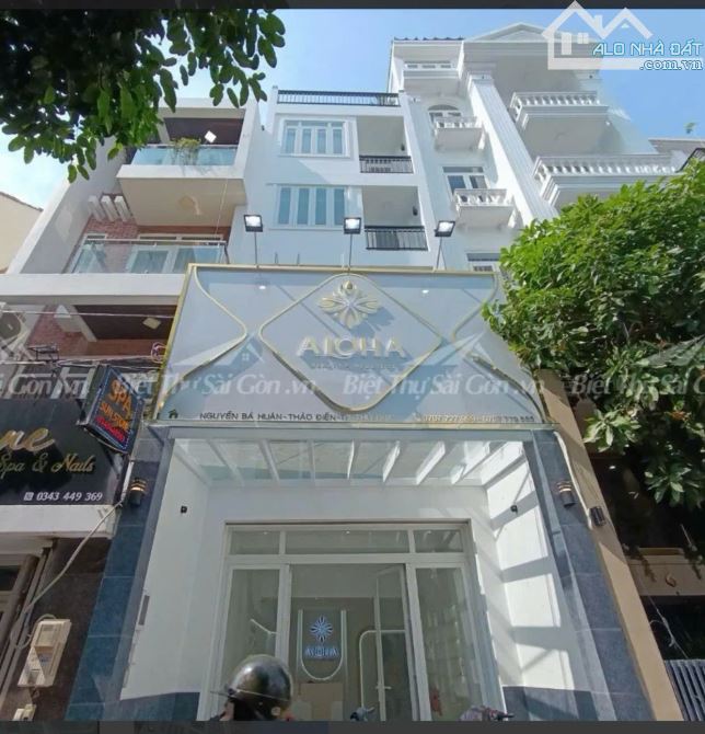 Hàng Hiếm Nhà Mặt Tiền Nguyễn Bá Huân P.Thảo Điền Q2 DT:5x17m 5Tầng-TM HĐT:90Tr Giá:23Tỷ