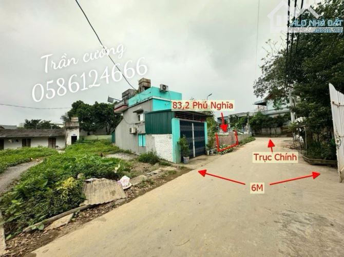 Bán lô đất 83m trung tâm xã phú nghĩa -chương mỹ-Hà Nội chỉ hơn 2 tỷ