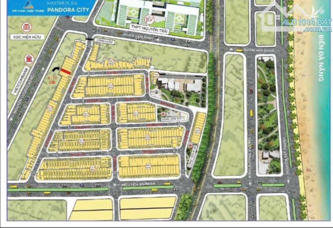 Lô góc 2 mặt tiền Bàu Mạc 17 Đường 7m5, Liên Chiểu. Cách biển 500m.S= 132m2 gia:5.6 ti - 1