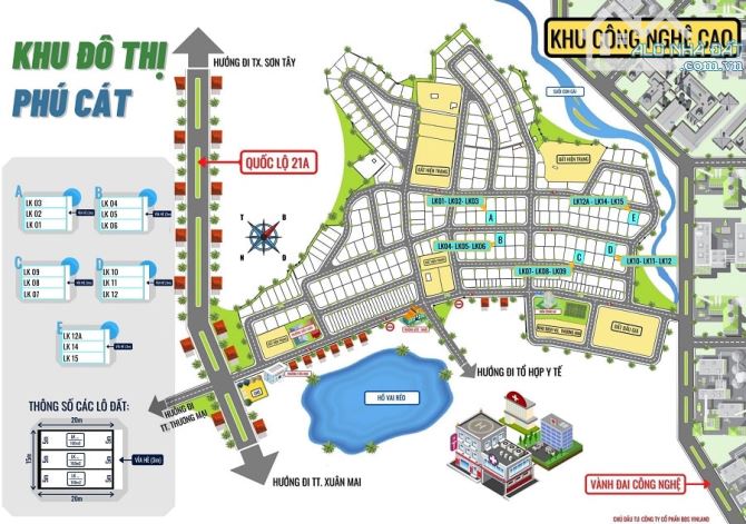 Bán mảnh đất tái định cư Vai Réo,Phú Cát,gần khu công nghệ 2 Hoà Lạc ,rất tiềm năng - 1