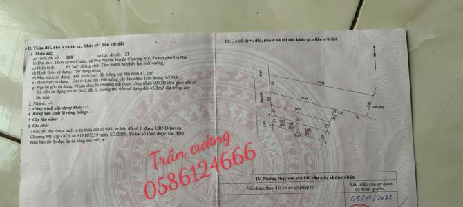 Bán lô đất 83m trung tâm xã phú nghĩa -chương mỹ-Hà Nội chỉ hơn 2 tỷ - 2