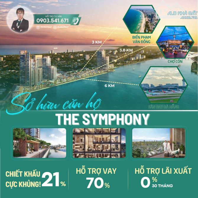 Căn 2PN Sun Symphony 1 bước chạm mặt Sông Hàn. Gía gốc từ CĐT CK cực khủng, NH hỗ trợ 75% - 4