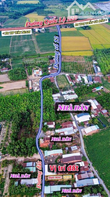 ✨ Duy Nhất 1 Lô: 5x32M (Full ONT) đường xe hơi, gần QL22B, nhà dân đông thấy ham - 379TR - 9