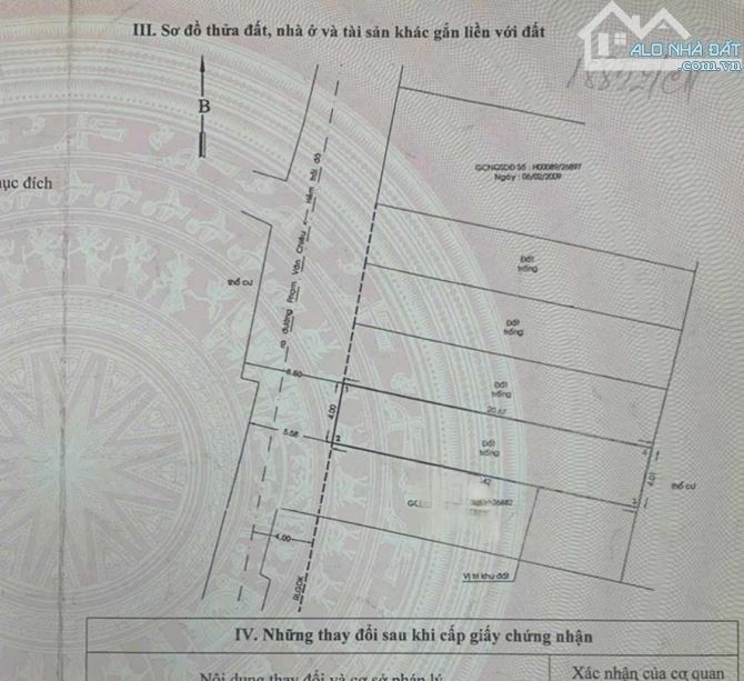 CHÍNH CHỦ BÁN LÔ ĐẤT HXT 6M THÔNG - 4 x 22- CHỈ 7 TỶ x- NGUYỄN VĂN KHỐI-P9- GV