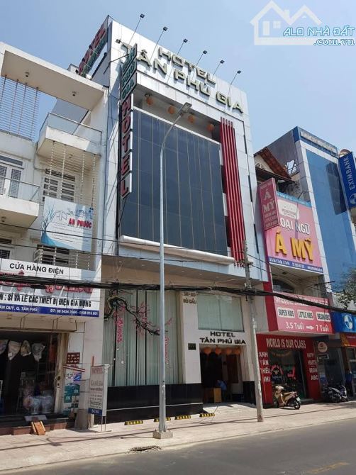 Bán khách sạn MTKD Gò Dầu Tân Phú 10x16m lửng 4 lầu giá 45 tỷ TL (cách Tân Sơn Nhì 200m) - 1