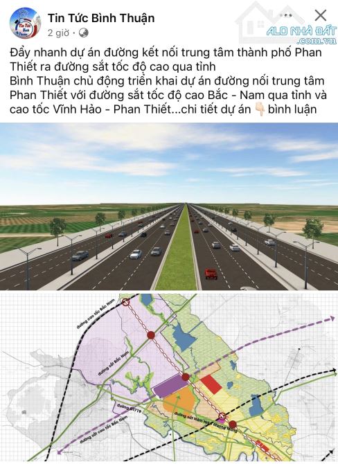 Bán Đất QH Mặt Tiền đường dẫn Lê Duẩn nối dài thuộc xã Hàm Hiệp, HTB - 1