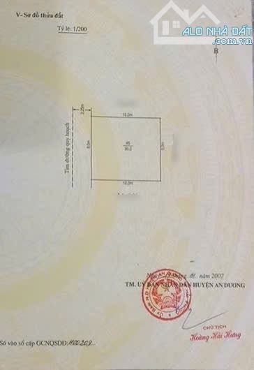 90m2 tại CC tổ 7 TT An Dương. 👉Diện tích: 90m2. Ngang: 9m - 2