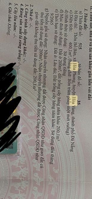 📌📌📌Làm việc trực tiếp!!!• Bán đất view sông Túy Loan, thôn Bồ Bản xã Hòa Phong giá rẻ - 2