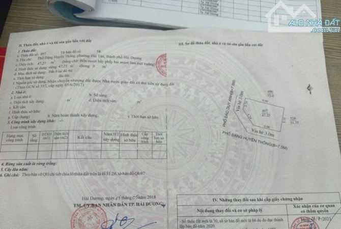 Bán lô góc mặt phố Đặng Huyền Thông và Đào Duy Anh, Đông Nam Cường, TP HD, chỉ 3.9x tỷ - 2