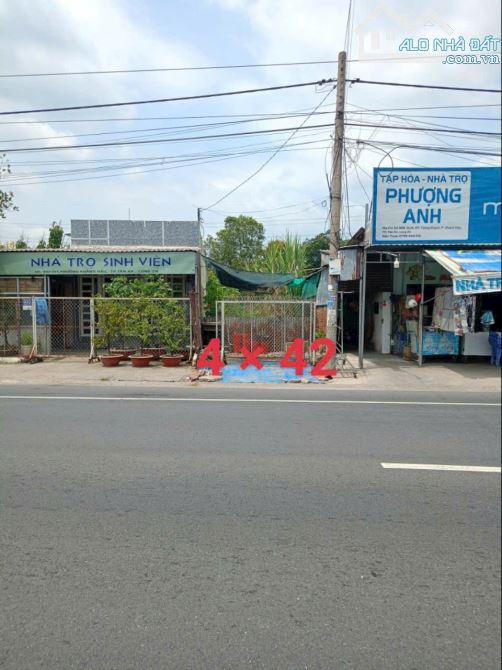 Đất mt đường QL1, phường Khánh Hậu, TP, Tân An