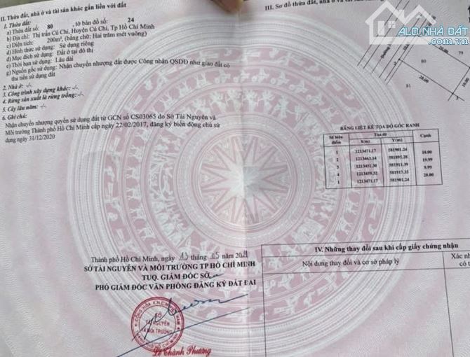 bán gấp đất khu gió ngàn KP6 thị trấn củ chi 10m ngang giá cực rẻ