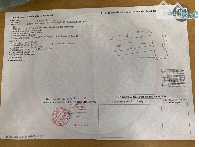 Nhà phố mặt tiền Trần Nhật Duật 151.4m2 ngang 6.5m giá tốt 130triệu/m2