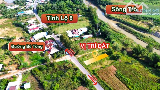 Cần Bán gấp đất Diên Xuân, mặt tiền DT8 QH 42m , sau lưng giáp sông - 2