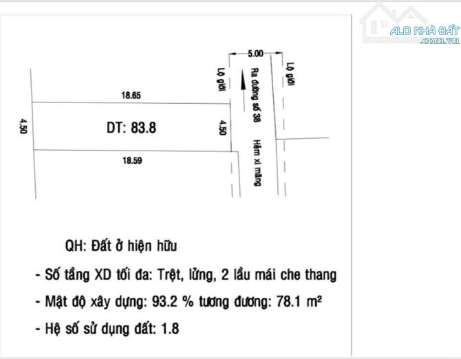 Bán lô đất đường số 38 Phường Hiệp Bình Chánh - TP Thủ Đức - 2