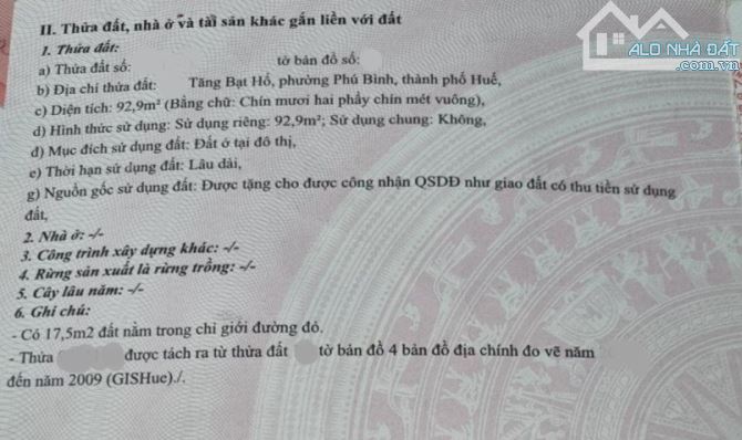 Bán nhà mặt tiền Tăng Bạt Hổ, Thành Phố Huế - 3