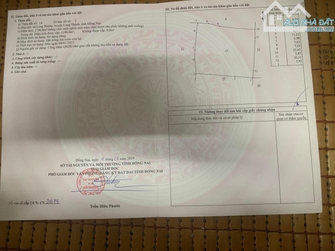 Cần bán. 4 sào nay gần vòng xoay 25 c long phước giá mềm - 4