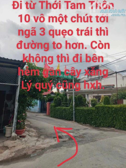 BÁN NHÀ SÁT MẶT TIỀN ĐẶNG THÚC VỊNH HẺM XE HƠI RA VÀO THOẢI MÁI - BÁN ĐẤT TẶNG NHÀ - 9