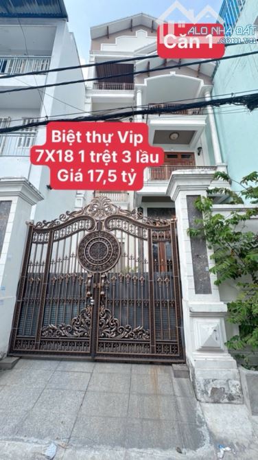 Bán Biệt Thự Phú Thọ Hoà, 500m2, 4 tầng, 14x36m, đường ô tô 8m, giá thương lượng, gần MT