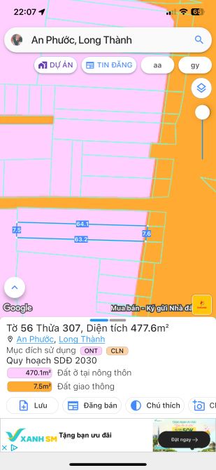 Bán lô đất mặt tiền lê duẩn an phước giá mềm