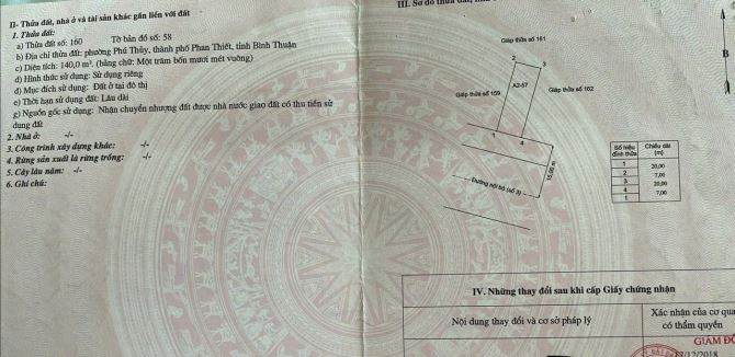 Bán lô góc 2 mặt tiền mậu thân khu đô thị biển phan thiết - 2