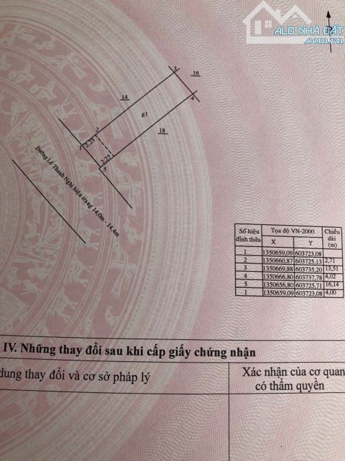 Bán nhà cấp 4 mặt tiền đường lê thanh nghị rộng 14m cách biển 500m dt65m giá 4.5 tỷ - 2