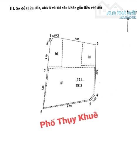 MẶT PHỐ THỤY KHUÊ, TÂY HỒ - GIÁ CHỈ NHƯ TRONG NGÕ - 88M2 ĐẦU TƯ XÂY TÒA VĂN PHÒNG SANG XỊN - 2