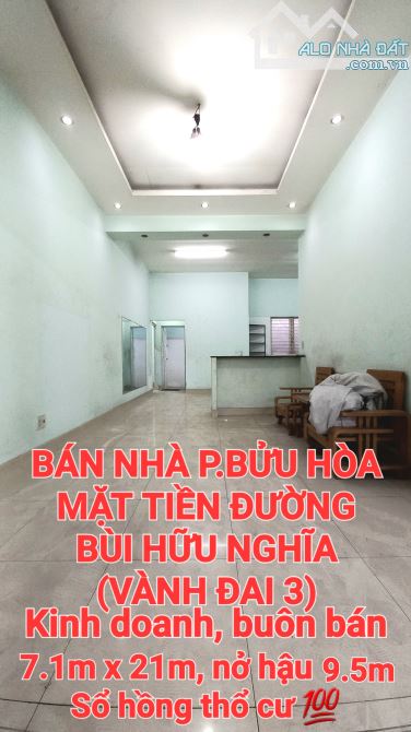 BÁN RẺ NHÀ ĐẤT BỬU HÒA, MẶT TIỀN ĐƯỜNG BÙI HỮU NGHĨA BUÔN BÁN, SỔ THỔ CƯ - 3