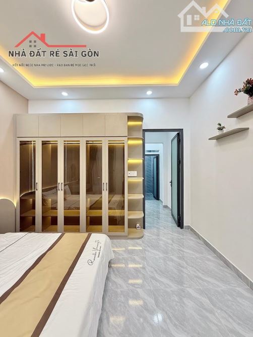 HẺM 6M XE TẢI TRẦN THỊ TRỌNG - GẦN SIÊU THỊ - NHÀ MỚI 3 TẦNG -  GIÁ 6 TỶ XXX - 5