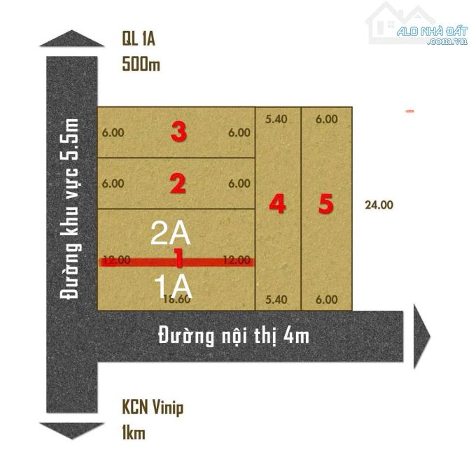 Đất Hải Lăng Gần Khu Công Nghiệp Vsip giá chỉ 310tr 1 lô