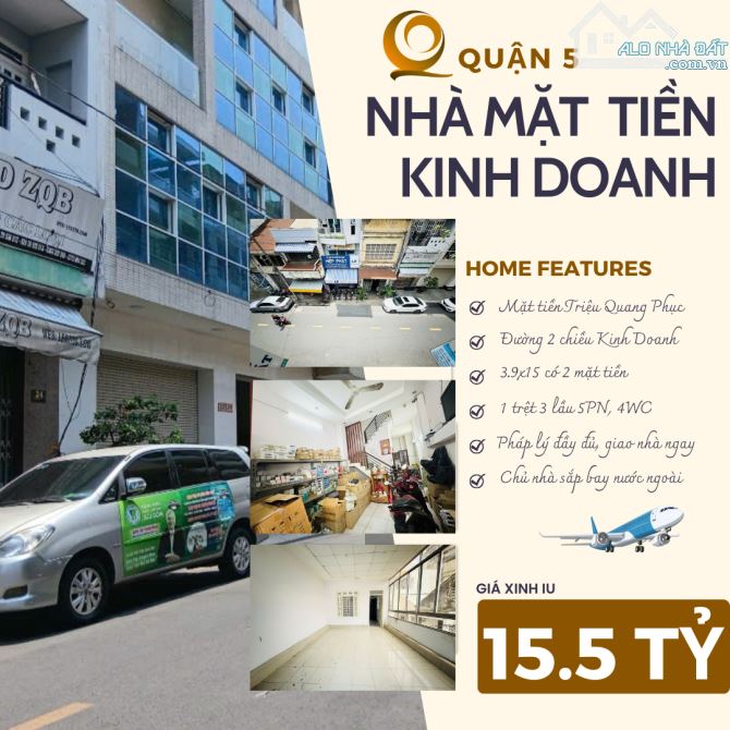 MTKD Triệu Quang Phục - 4 tầng 5PN, chủ bán để định cư nước ngoài