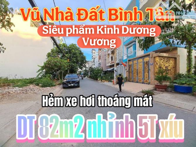 Bán Nhà Kinh Dương Vương 82m² - Hẻm Xe Hơi -  Giá Chỉ Hơn 5 Tỷ Nhỏ Xíu