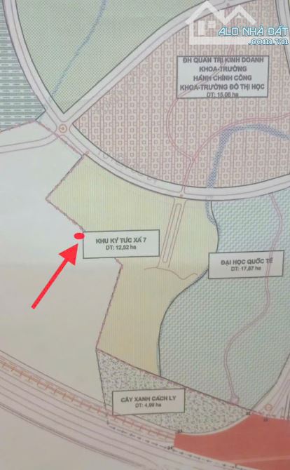 Lô đất siêu phẩm mặt tiền rộng tiếp giáp Đại học Quốc Gia Hà Nội và ga đường sắt Metro 05 - 1