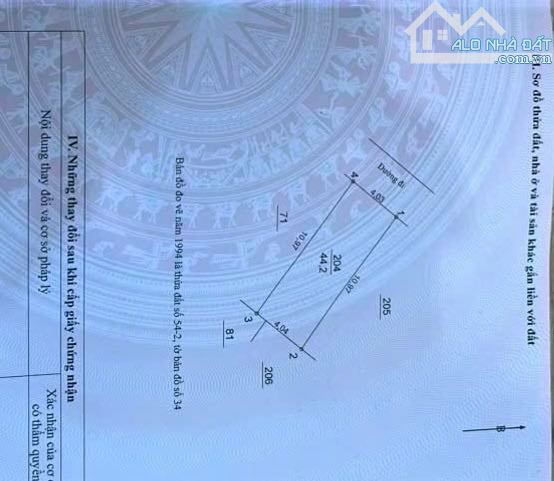Thôn 3 Van Phúc - Thanh Trì, nhà cấp 4, DT: 44m, MT: 4m, gần trường Mầm non và chợ - 2