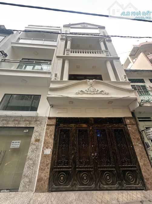Nhà hẻm 8m Lê Văn Sỹ 98m2, 5x19m, nở hậu 6.4m, 4 tầng, nhà mới 24 tỷ