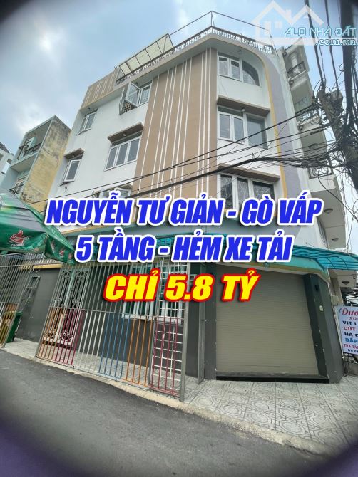 🚛🔥 LÔ GÓC – 5 TẦNG MỚI , HẺM XE TẢI – SÁT MẶT TIỀN – Ở SƯỚNG, KINH DOANH ĐỈNH